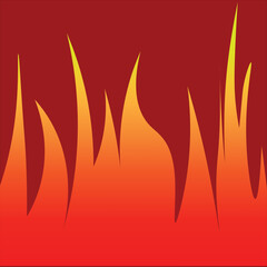 Vibrant Flame Graphic