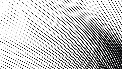 Black and White Halftone Abstract Background for Modern Digital Graphic Design and Creative Visual Artwork