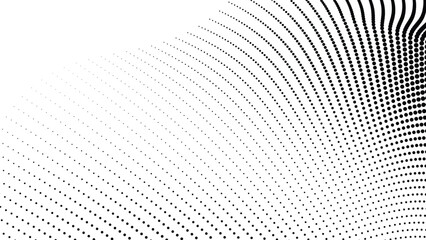 Black and White Halftone Abstract Background for Modern Digital Graphic Design and Creative Visual Artwork