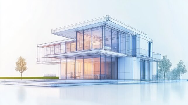 Modern house architectural design