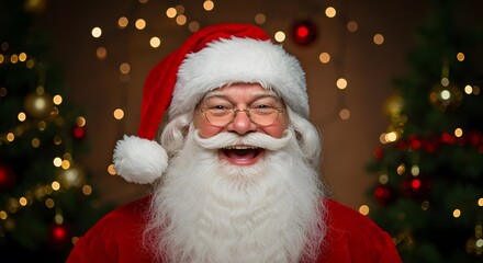 Santa claus smiling portrait