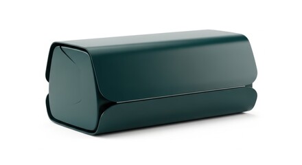 Fototapeta premium Modern Dark Green Laptop Bag with Sleek Design and Minimalist Style for Business and Travel