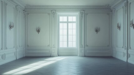 Empty elegant room interior