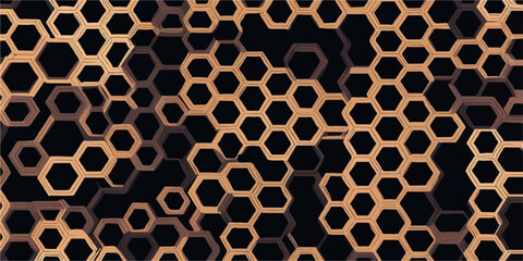 A brown wild leopard print pattern with a seamless animal fur texture background