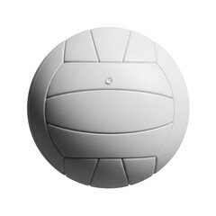 transparent volleyball with stitched panels, delicate dewdrop, isolated on seamless transparent background. 45-degree angle, soft studio light, macro details. Concept of product perfection