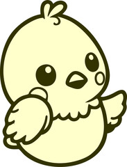 funny cartoon chicken