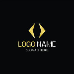 Fototapeta premium Abstract Typography Business Logo Design 