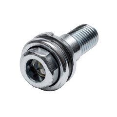  Extended thread wheel bolts with a floating washer for a performance car. [Transparent Background PNG].p