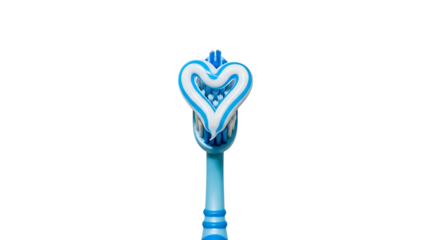 Mystical glowing heart shaped key with celestial sparkles on a dark abstract background transparent background