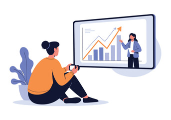 Online business growth strategy presentation and analysis session