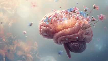 Clown fish swimming underwater in aquarium with jellyfish and marine life