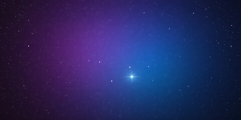 Abstract digital art with pixelated effect and gradient of purple to blue hues