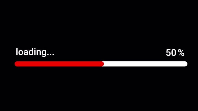 Loading Screen Animation Red line 
