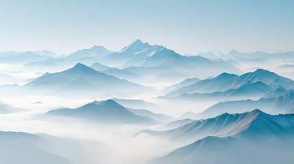 experience breathtaking beauty of world top  mountains enveloped in soft clouds