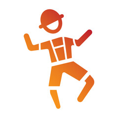 Dancing man icon