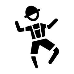 Dancing man icon