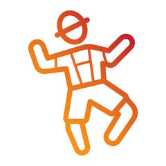 Dancing man icon