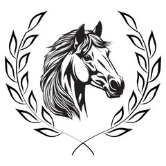 Horse Head Vector, Svg Cut File