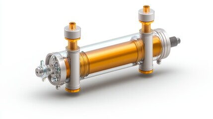 Durable metal pipe and fitting industrial strength connection for secure piping systems
