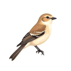 Elegant Natural Bird Icon – Realistic Feathered Design