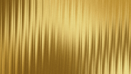 Vertical striped glass background with gold gradation. Wavy glass texture, striped frosted surface © Arthapicture