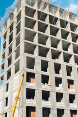 building under construction. Construction. House building. New buildings.