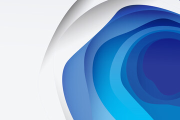 White Blue Deep Sea Gradient Abstract Background