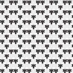 Geometric Abstract Pattern with Interlocking Shapes

