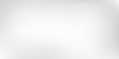 Vector dot mesh silver foil background with metal mirror texture. Chrome gradient surface modern abstract simple