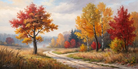 autumn in the forest