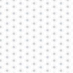 Subtle Geometric Seamless Pattern - Light Grey and White Abstract Floral Background