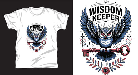 Owl graphic vector t shirt design print