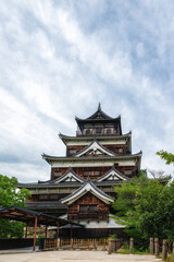 Fototapeta premium Traditional Japanese Samurai Castle of Hiroshima, Honshu, Japan, Asia