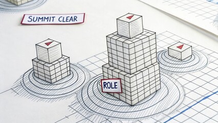 Artistic Representation of Hierarchical Structures in Business Strategy
