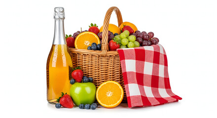 fruits and vegetables in a basket