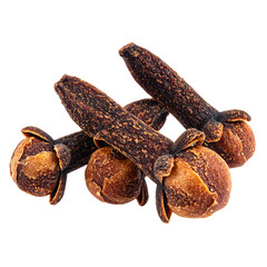 Spice cloves isolated on transparent png 