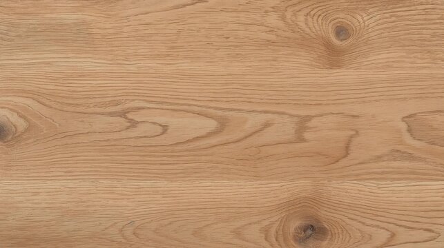 Natural light brown wood grain texture with detailed fiber patterns and knots, creating a warm, elegant abstract background for design projects