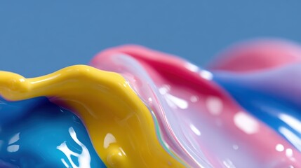 colorful paint splash background with abstract liquid shapes