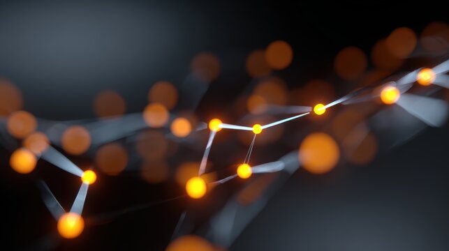 dark tech circuit background with glowing nodes and digital patterns