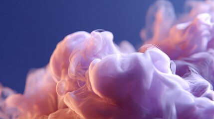 abstract smoke background with swirling colorful clouds and soft glow