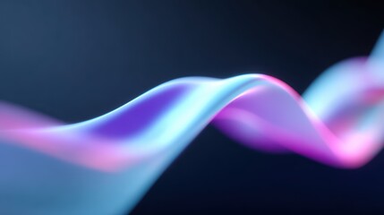 abstract liquid wave background with neon glow and flowing curves