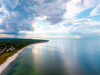 German Coast Landscape at the Baltic Sea, Rerik (Near Rostock) Germany