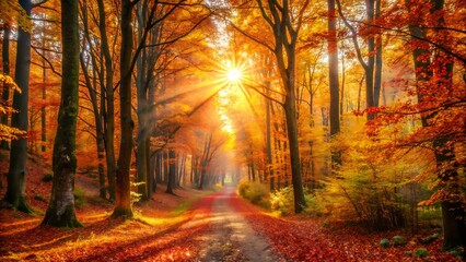 autumn in the forest