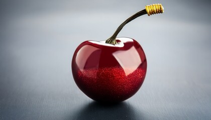 Cherry Bomb Branding On A Bright Red Cherry