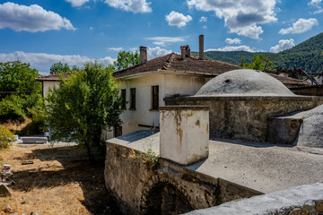 Obraz premium Yunus Paşa Hammam domed roof in Taraklı