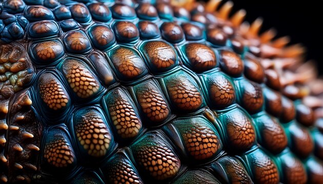 Detailed Close Up Of A Tardigrade Textured Skin And Protrusions