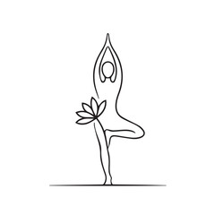 A person is doing yoga or meditating
