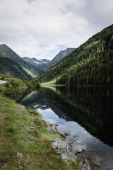 Majestic Reflection of the Schladminger Tauern in Riesachsee Lake