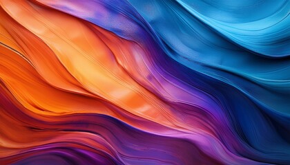 Obraz premium Abstract Texture With Vibrant Blue Purple And Orange Tones Featuring A Grainy Surface And Artistic Gradient Blending For A Bold And Dynamic Visual Effect