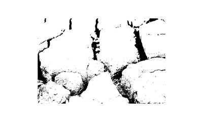 Naklejka premium dry field texture, big crack dry land